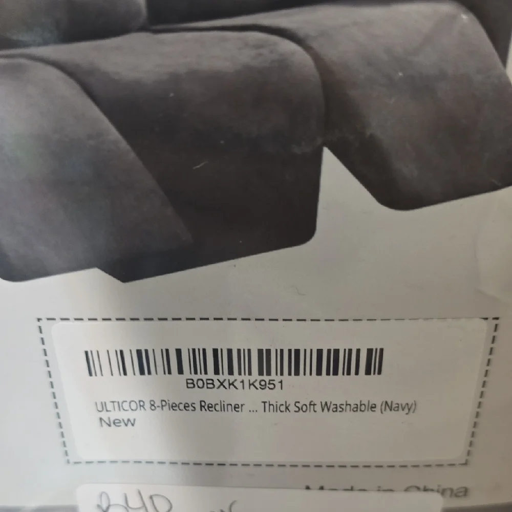 Blue Furniture Cover for Recliner Sofa Accents
